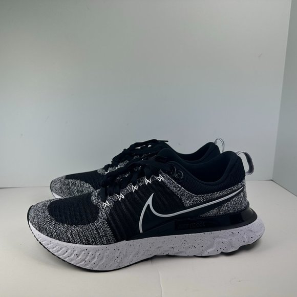 Nike React Infinity Run FK 2 Men's Shoes "Oreo" Black White CT2357-101 - Picture 8 of 12